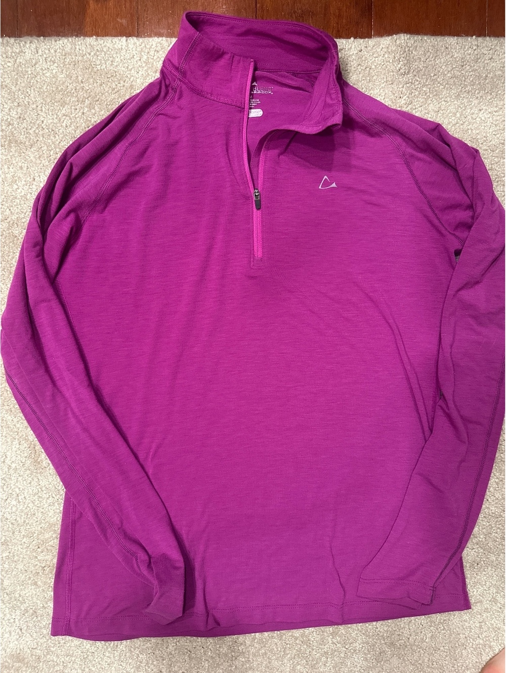 Paradox Merino Blend Women's Long Sleeve Pullover Top - Medium, Purple